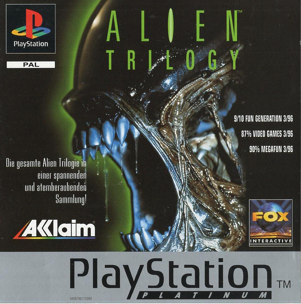 Alien Trilogy - PlayStation 1 Vorderseite