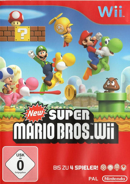 New Super Mario Bros. Wii - Nintendo Wii Vorderseite
