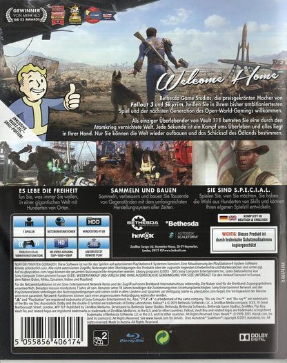 Fallout 4 - PlayStation 4 Rückseite