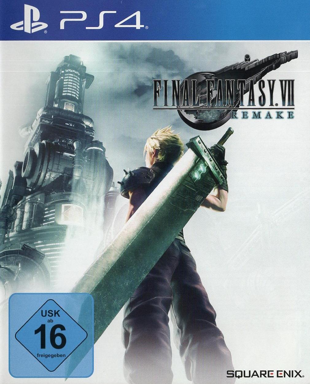 Final Fantasy VII Remake - PlayStation 4 Vorderseite