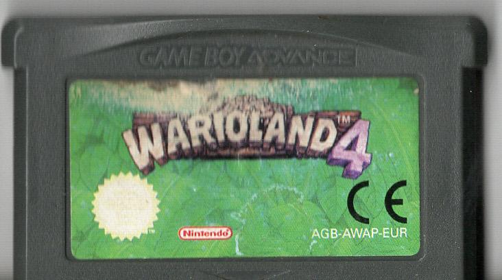 Wario Land 4 - Game Boy Advance - Modul Vorderseite