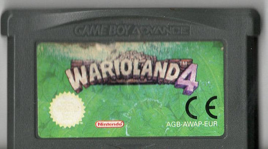 Wario Land 4 - Game Boy Advance - Modul Vorderseite