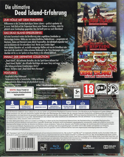 Dead Island Definitive Edition - PlayStation 4 Rückseite