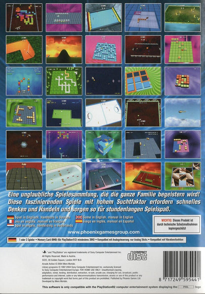 Arcade 30 Games Action - PlayStation 2 Rückseite
