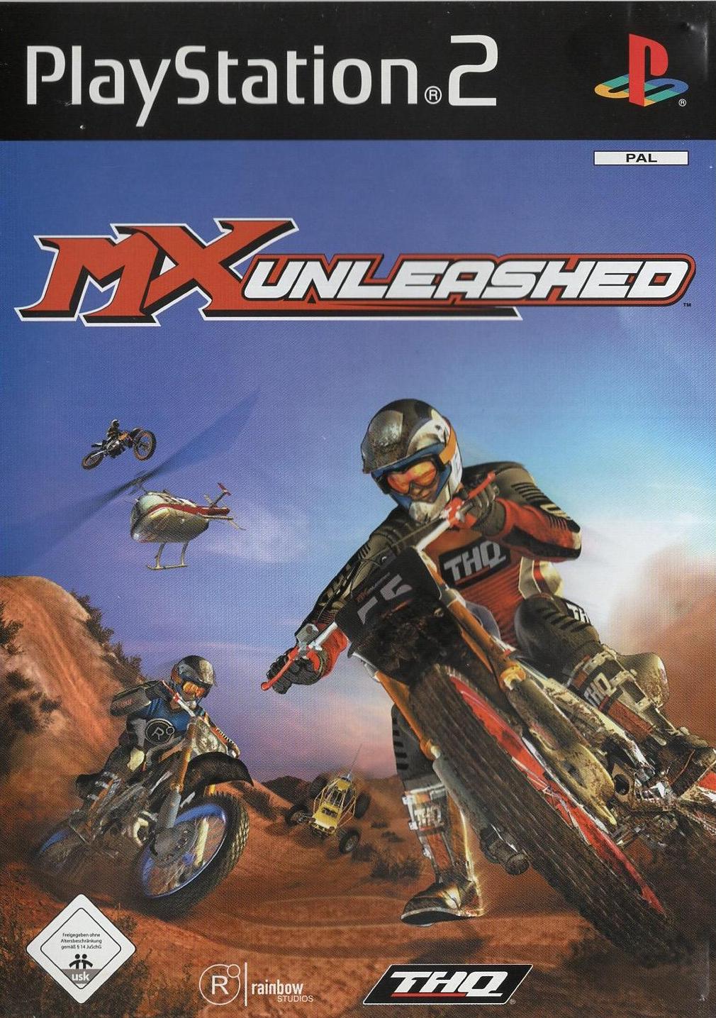 MX Unleashed - PlayStation 2 Vorderseite