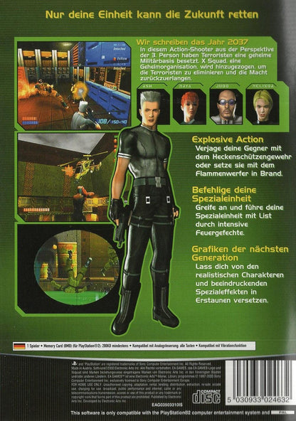 X Squad - PlayStation 2 Rückseite