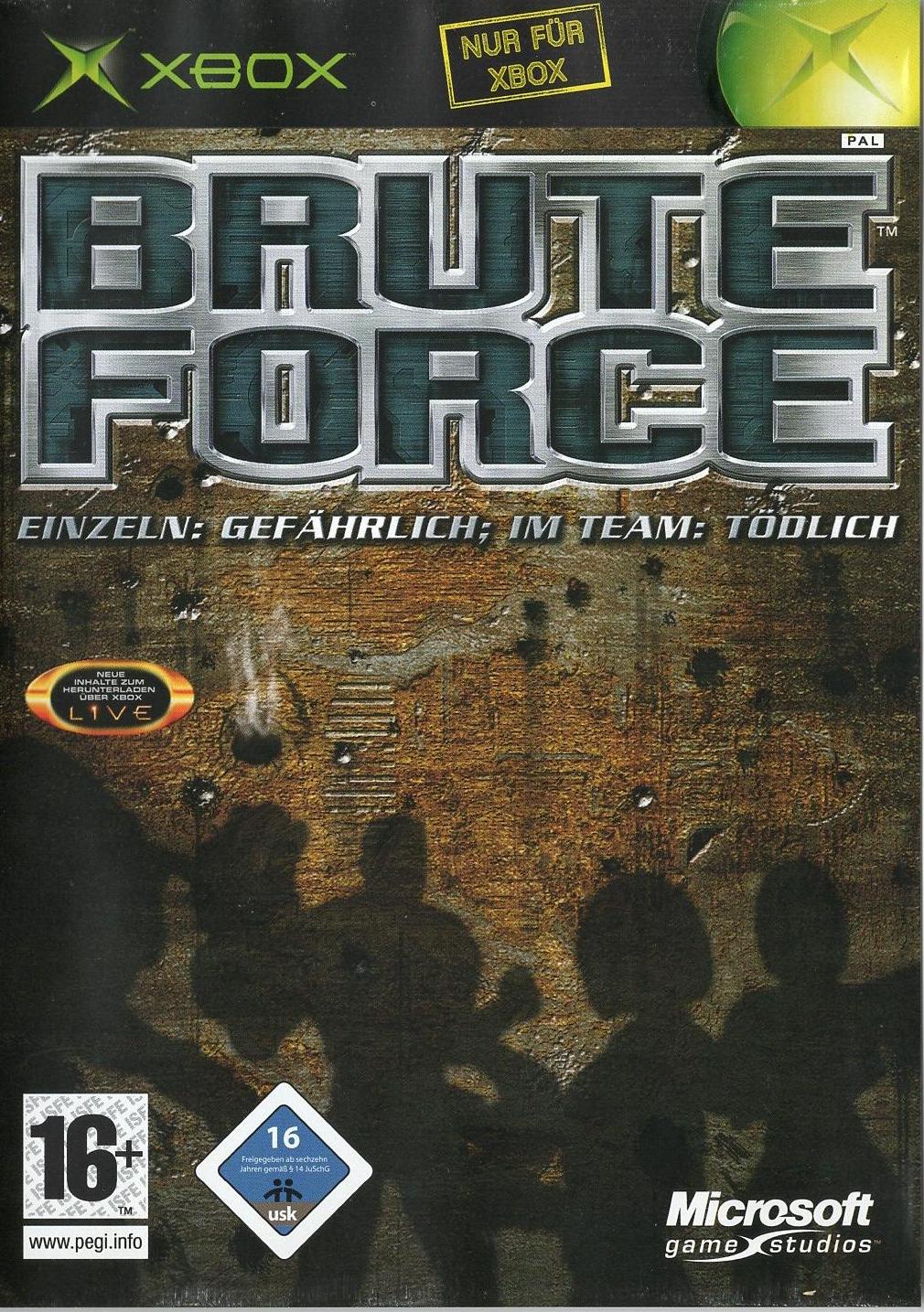 Brute Force - Xbox Vorderseite