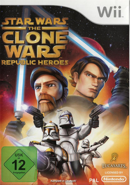 Star Wars The Clone Wars: Republic Heroes - Nintendo Wii Vorderseite