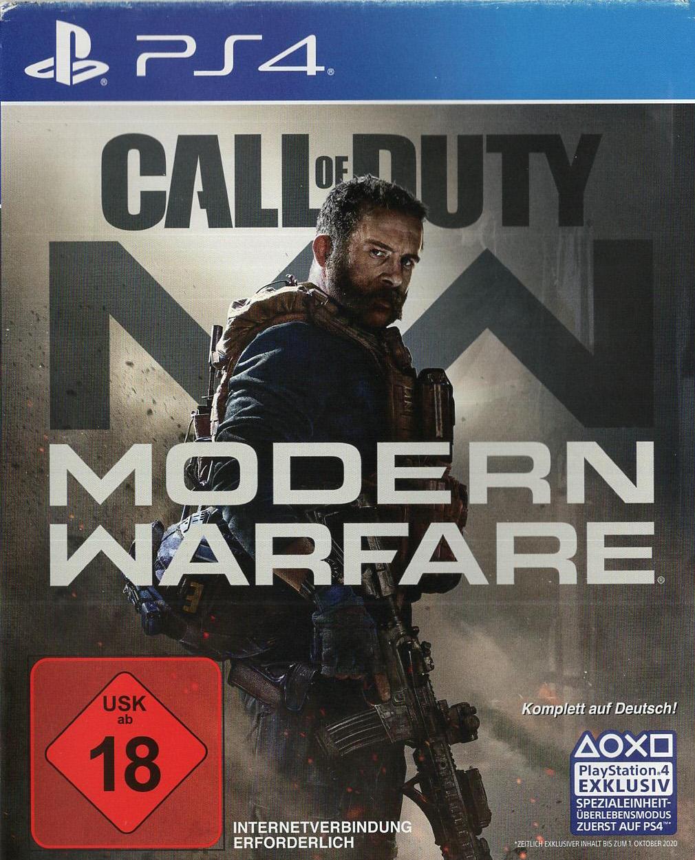 Call of Duty: Modern Warfare - PlayStation 4 Vorderseite