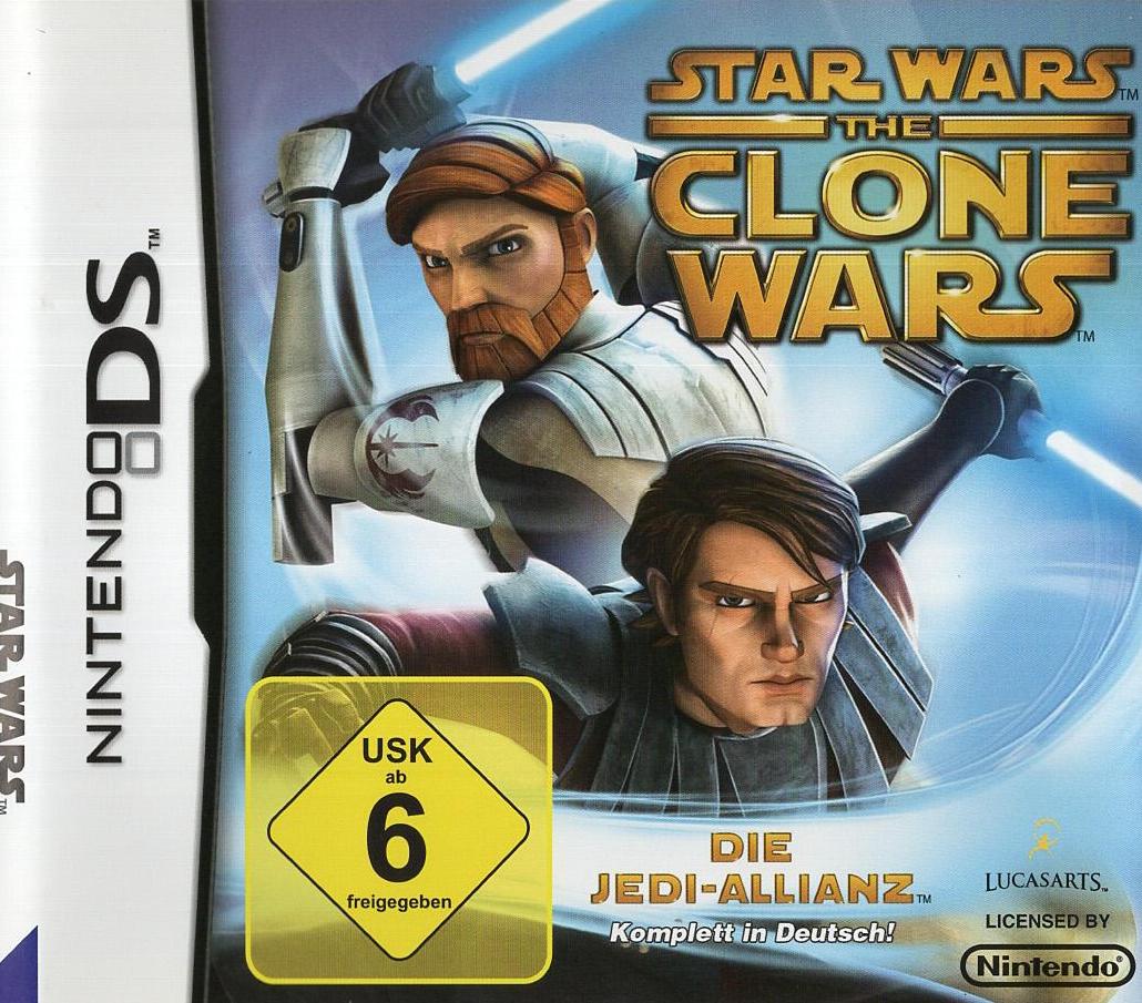 Star Wars: The Clone Wars - Die Jedi-Allianz - Nintendo DS Vorderseite