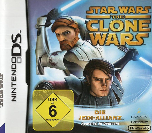 Star Wars: The Clone Wars - Die Jedi-Allianz - Nintendo DS Vorderseite