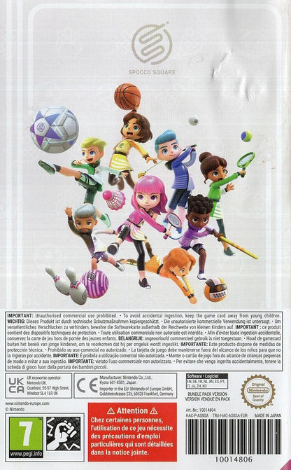 Nintendo Switch Sports - Nintendo Switch Rückseite