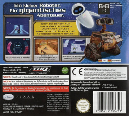 WALL-E - Nintendo DS Rückseite