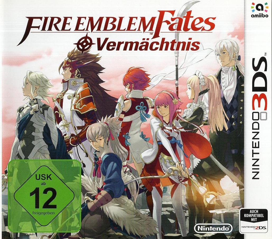 Fire Emblem Fates: Vermächtnis - Nintendo 3DS Vorderseite