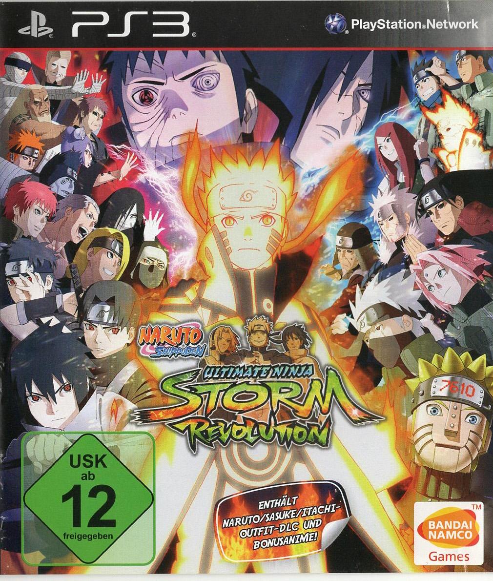 Naruto Shippuden: Ultimate Ninja Storm Revolution - PlayStation 3 Vorderseite