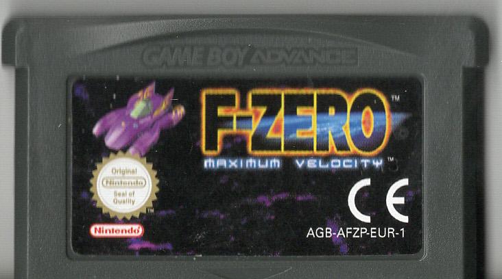 F-Zero: Maximum Velocity - Game Boy Advance - Modul Vorderseite