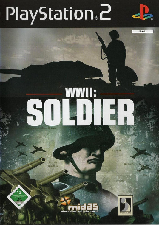 WWII: Soldier - PlayStation 2 Vorderseite