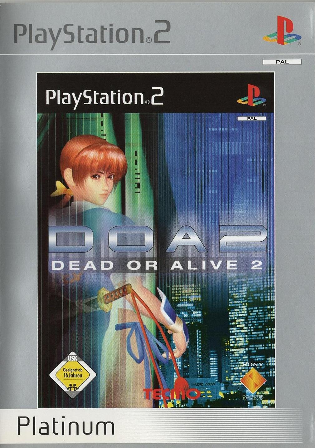 Dead or Alive 2 - PlayStation 2 Vorderseite