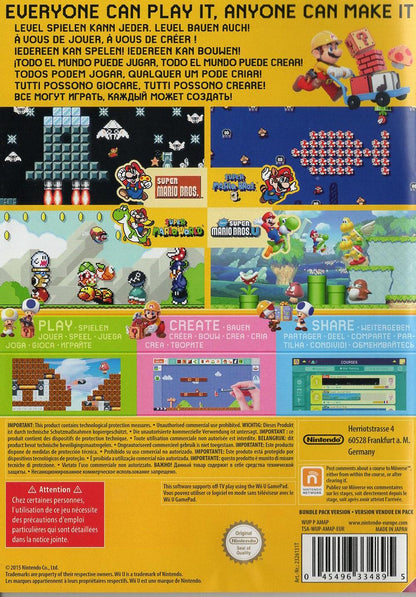 Super Mario Maker - Nintendo Wii U Rückseite
