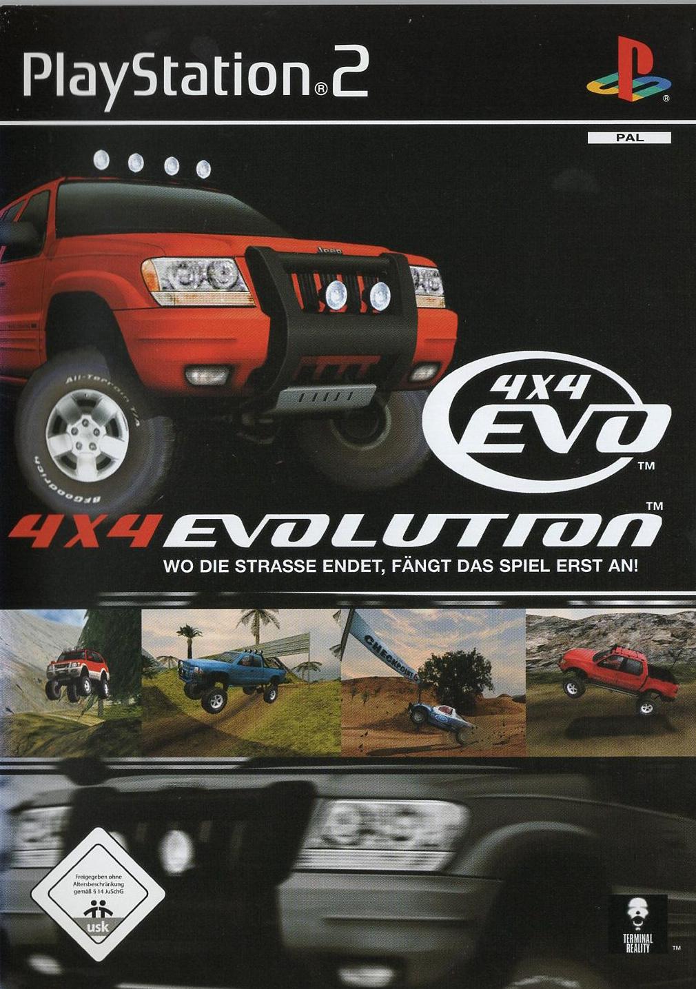 4x4 Evolution - PlayStation 2 Vorderseite