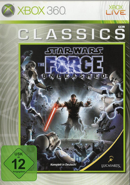 Star Wars: The Force Unleashed - Xbox 360 Vorderseite