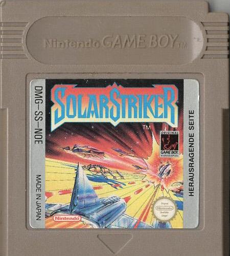 SolarStriker - Game Boy - Modul Vorderseite