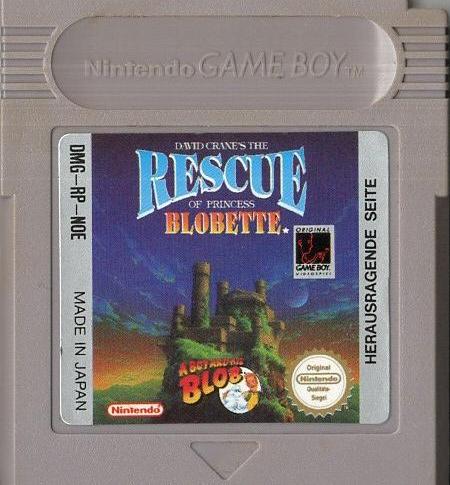 Rescue of Princess Blobette - Game Boy - Modul Vorderseite
