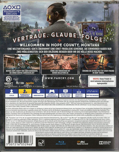 Far Cry 5 - PlayStation 4 Rückseite