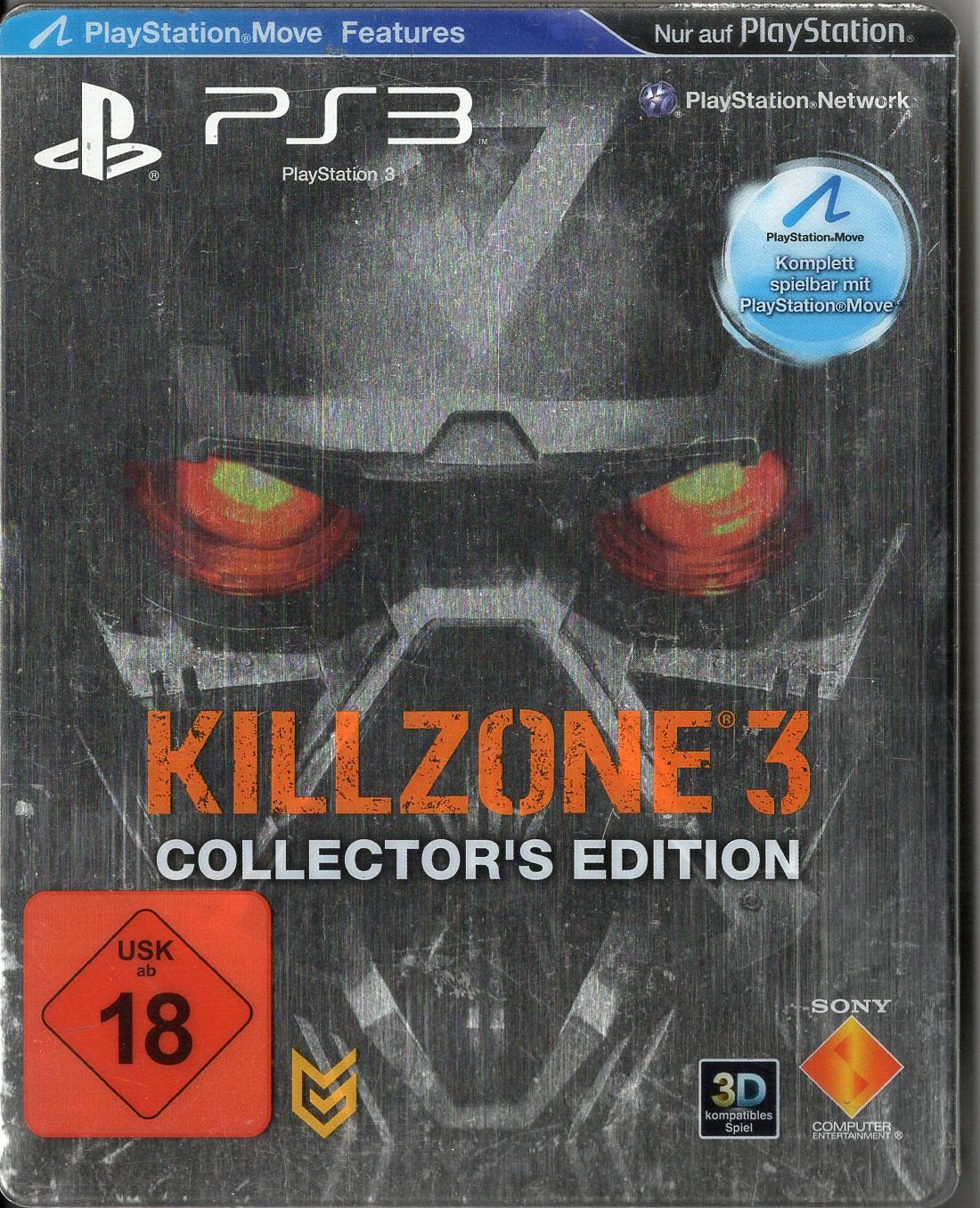 Killzone 3 Collector's Edition - PlayStation 3 - Neu Vorderseite