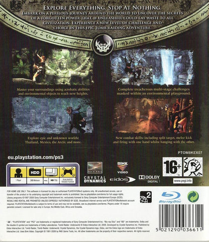 Tomb Raider: Underworld - PlayStation 3 Rückseite