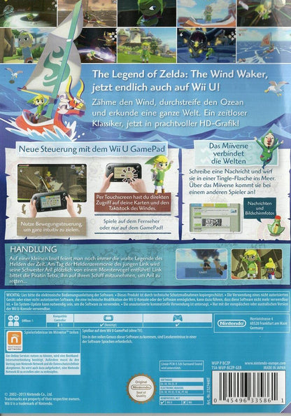 The Legend of Zelda: The Wind Waker HD - Nintendo Wii U Rückseite