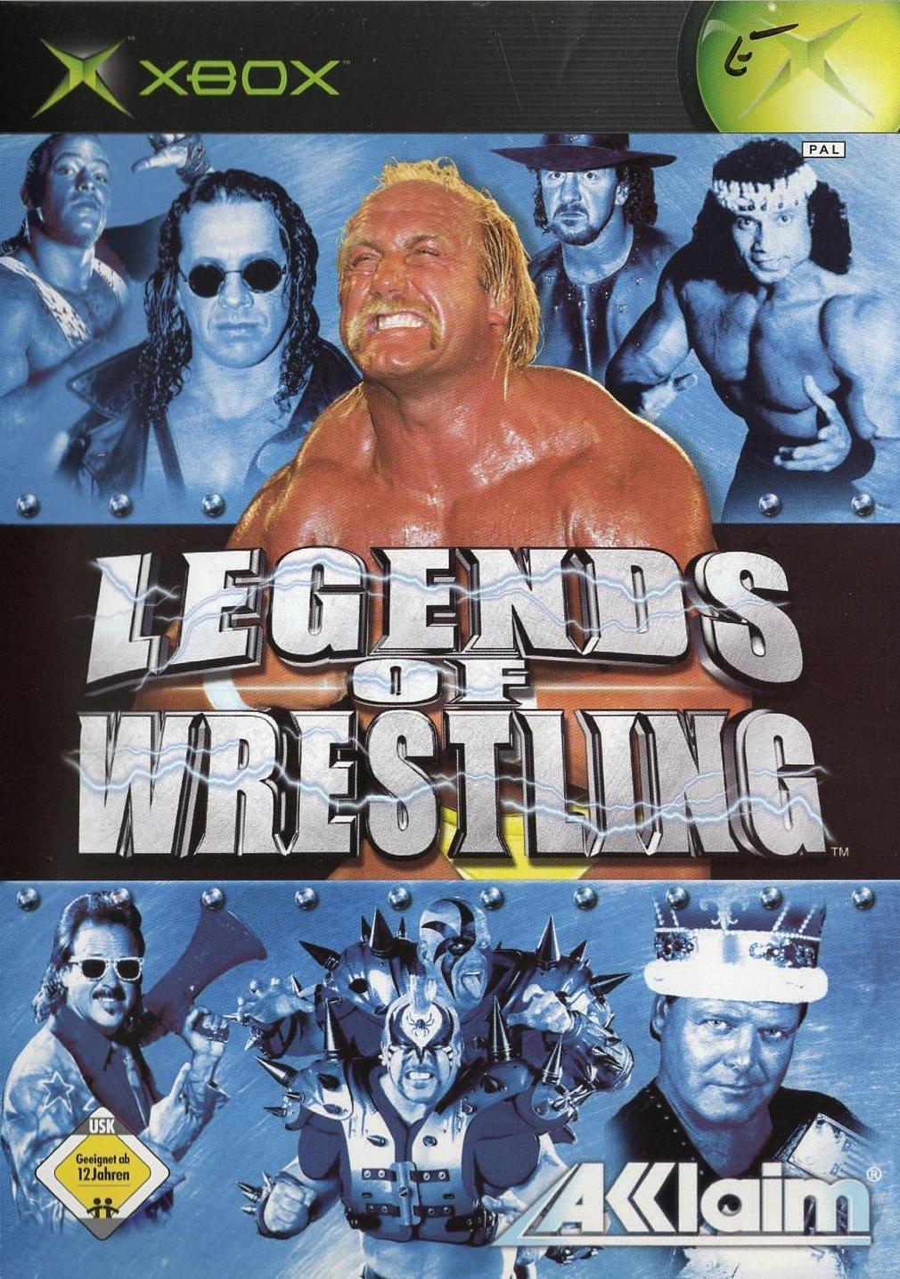 Legends of Wrestling - Xbox Vorderseite