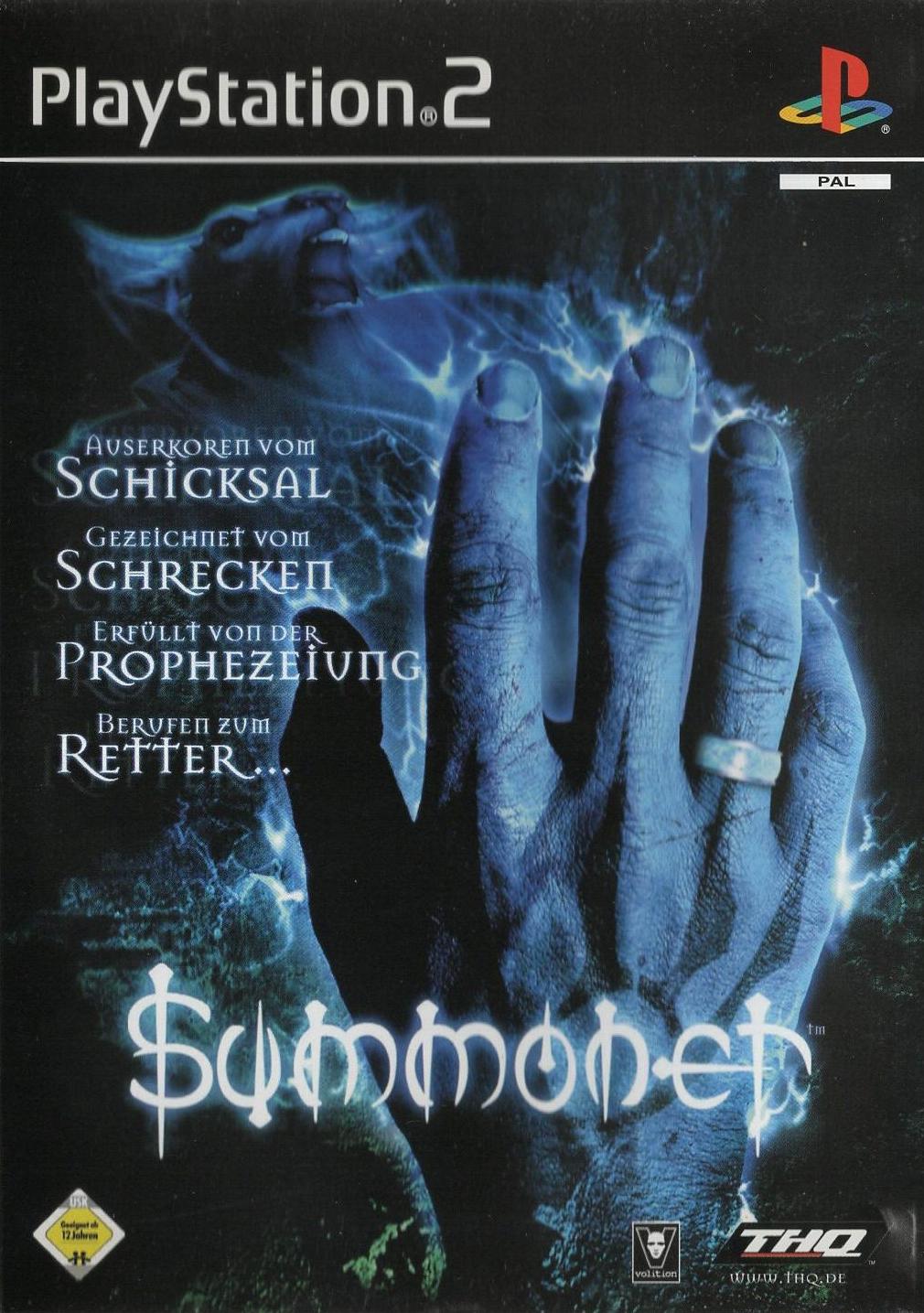 Summoner - PlayStation 2 Vorderseite
