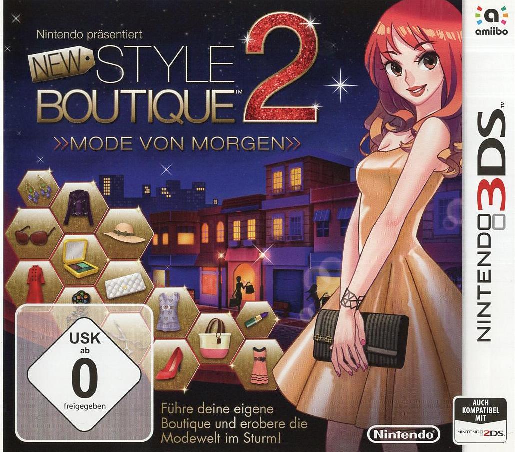 New Style Boutique 2 - Mode von morgen - Nintendo 3DS Vorderseite