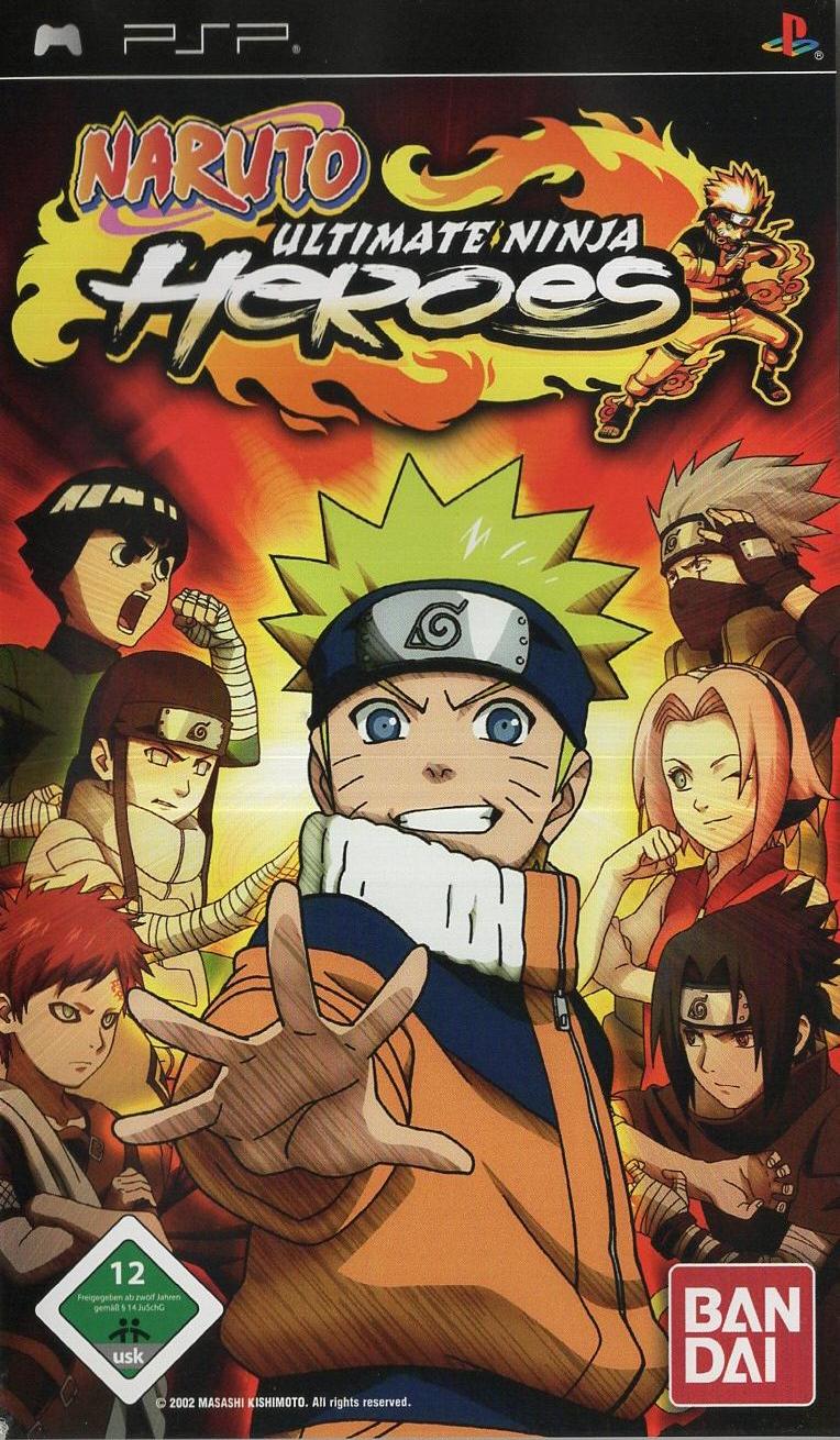 Naruto Ultimate Ninja Heroes - PlayStation Portable Vorderseite