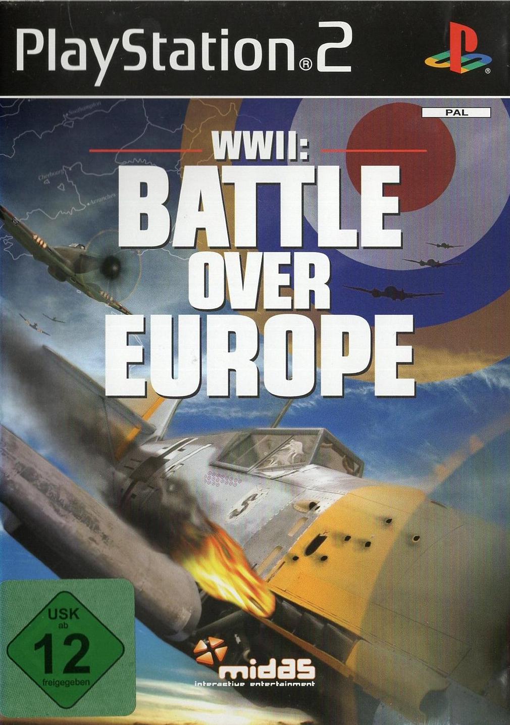 WWII: Battle Over Europe - PlayStation 2 Vorderseite