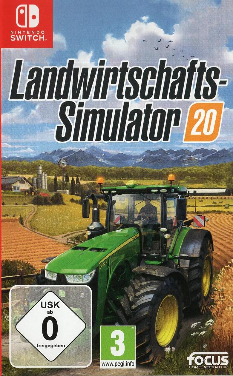 Landwirtschafts-Simulator 20 - Nintendo Switch Vorderseite