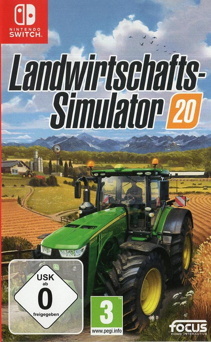 Landwirtschafts-Simulator 20 - Nintendo Switch Vorderseite