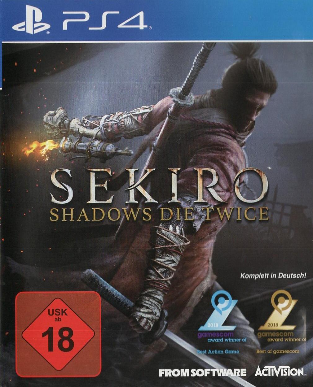 Sekiro: Shadows Die Twice - PlayStation 4 Vorderseite