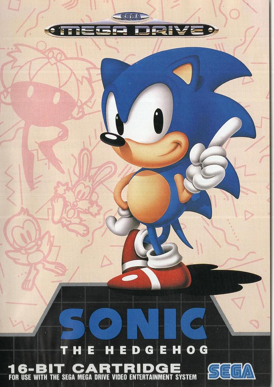 Sonic the Hedgehog - Sega Mega Drive Vorderseite