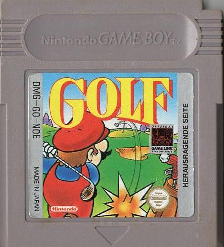 Golf - Game Boy - Modul Vorderseite