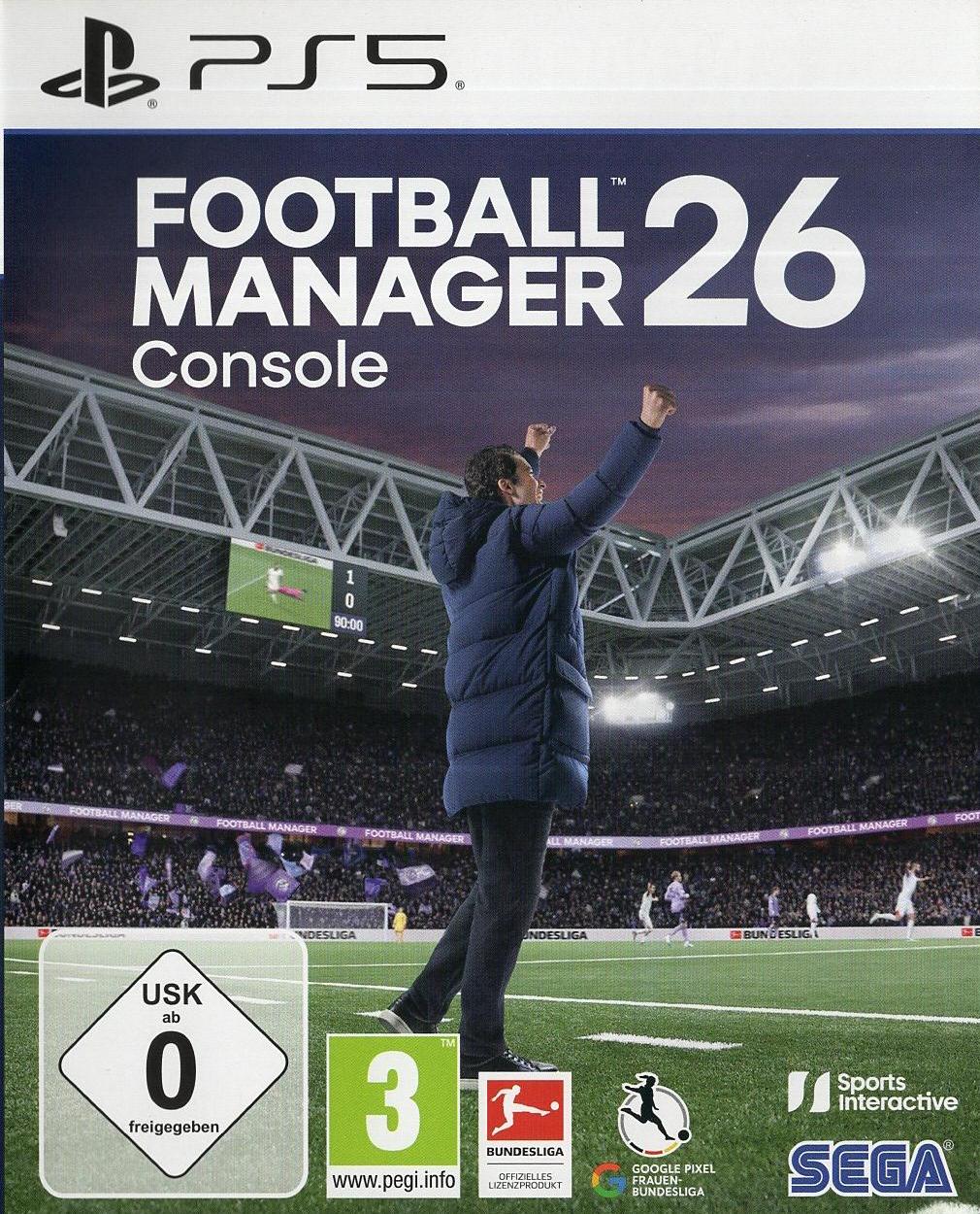 Football Manager 26 Console - PlayStation 5 Vorderseite