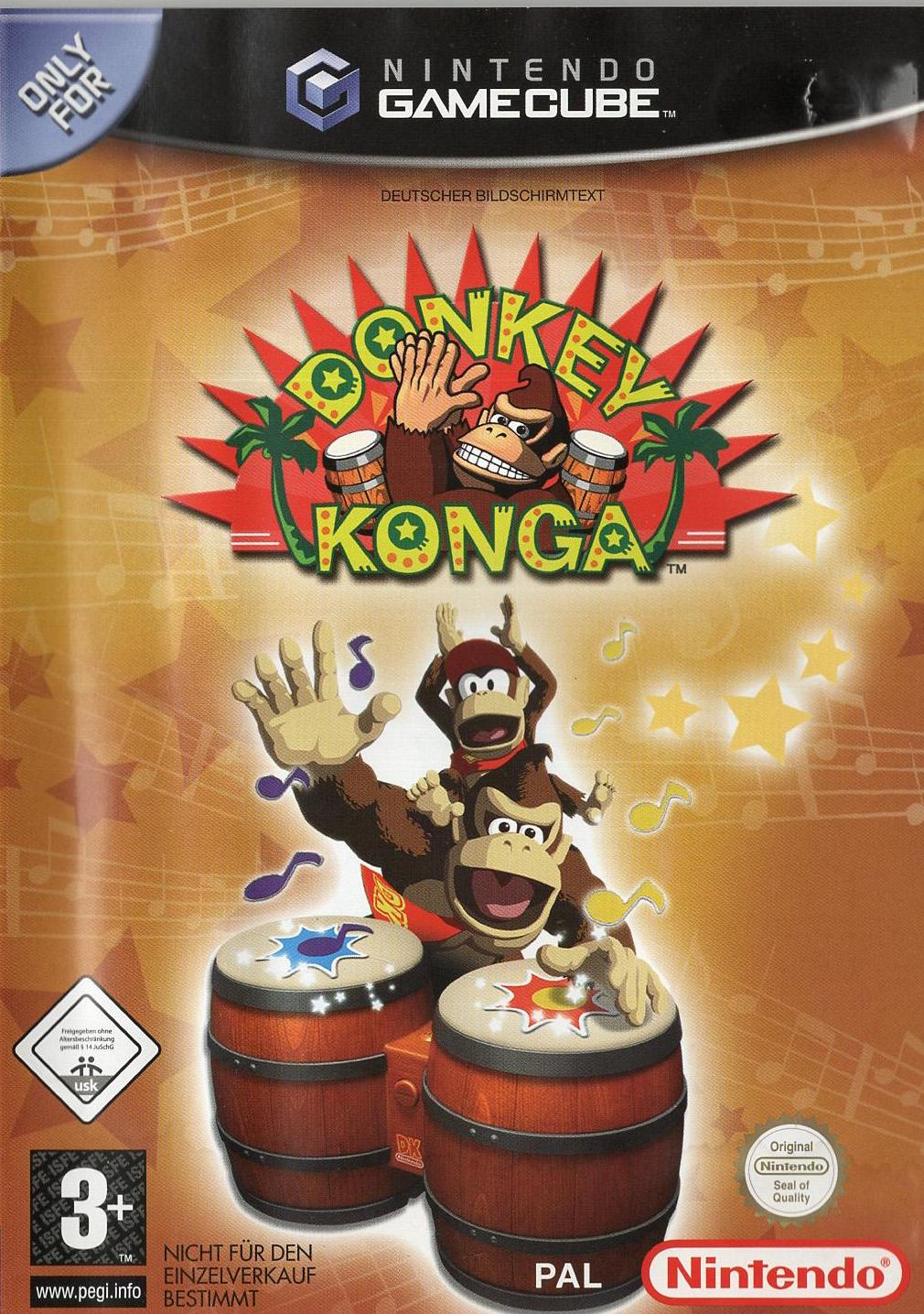 Donkey Konga - Nintendo GameCube Vorderseite