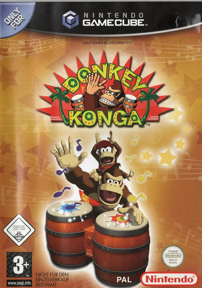 Donkey Konga - Nintendo GameCube Vorderseite
