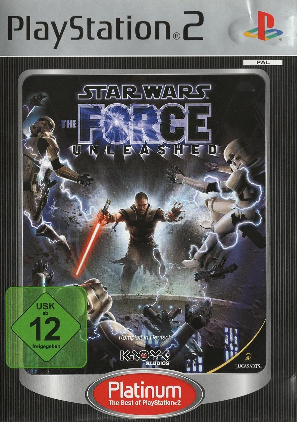 Star Wars: The Force Unleashed - PlayStation 2 Vorderseite