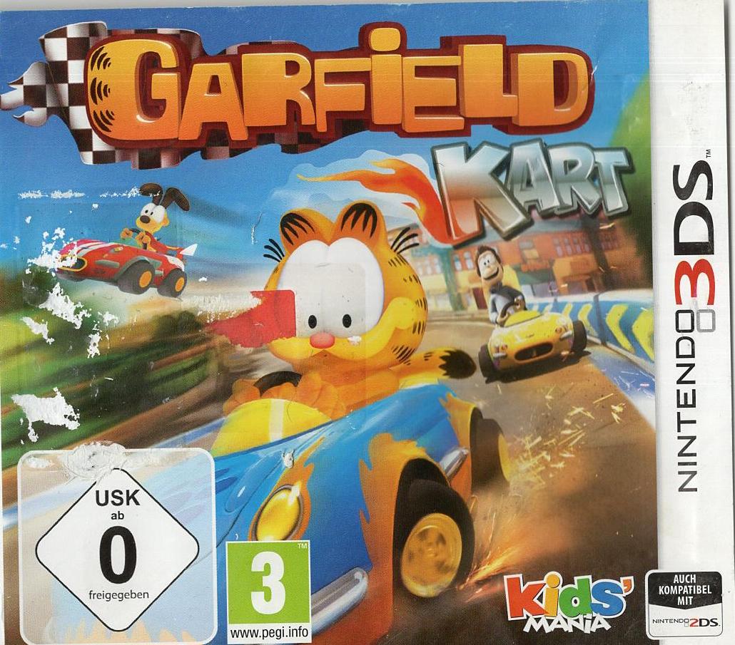 Garfield Kart - Nintendo 3DS Vorderseite