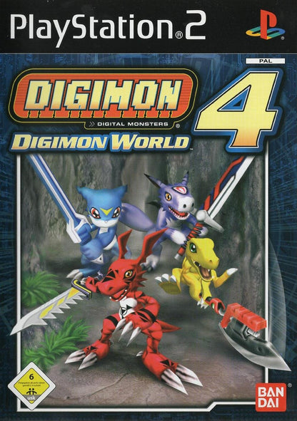Digimon World 4 - PlayStation 2 Vorderseite