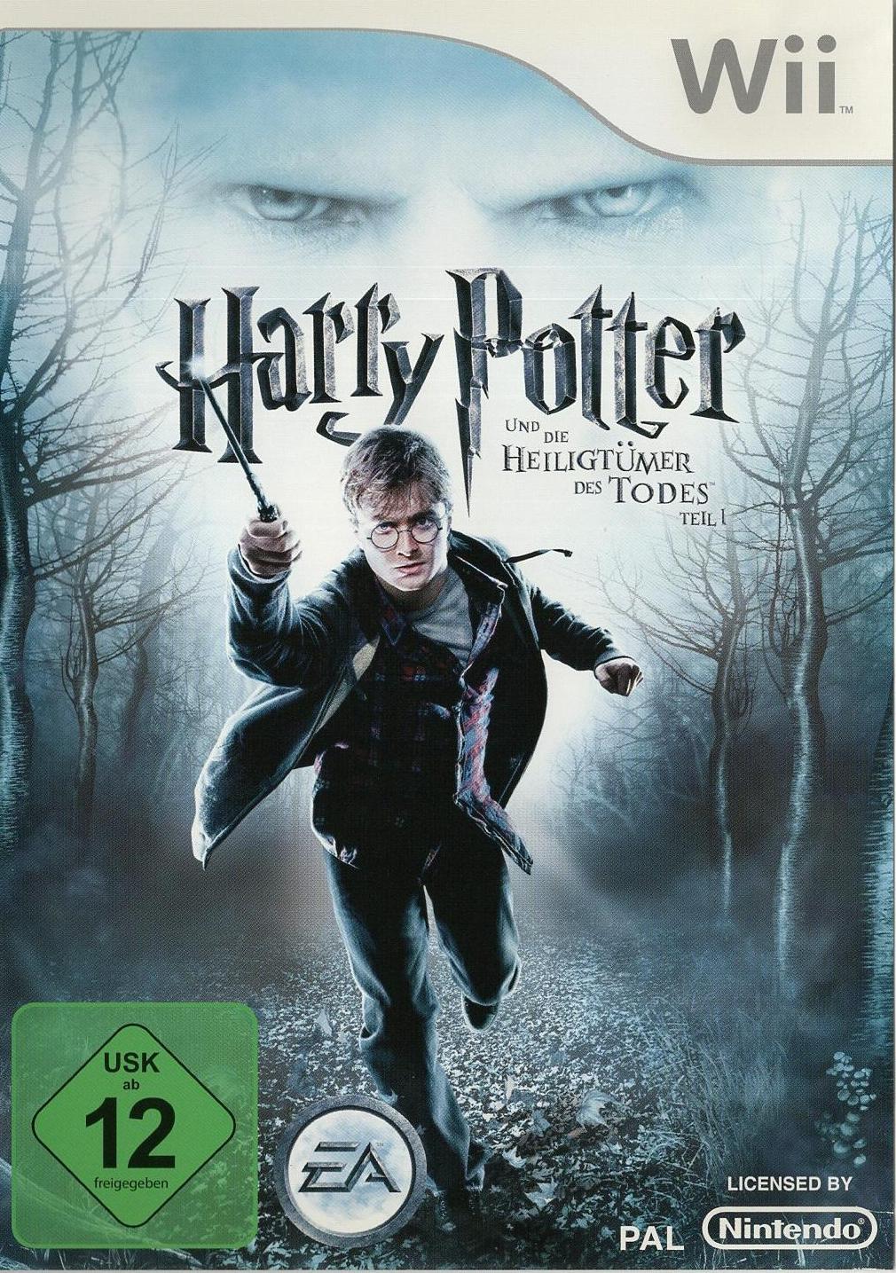 Harry Potter und die Heiligtümer des Todes - Teil 1 - Nintendo Wii Vorderseite