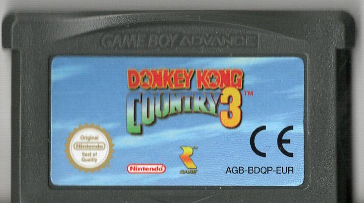 Donkey Kong Country 3 - Game Boy Advance - Modul Vorderseite