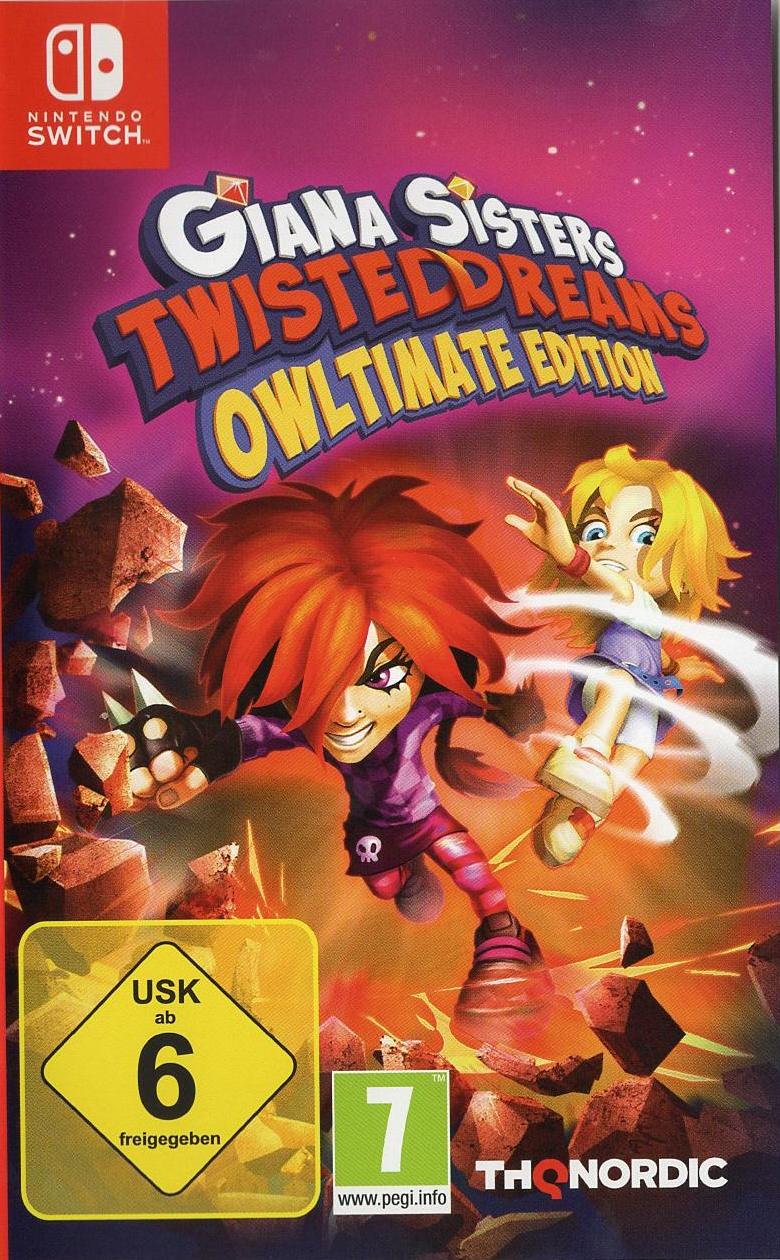 Giana Sisters: Twisted Dreams - Owltimate Edition - Nintendo Switch Vorderseite